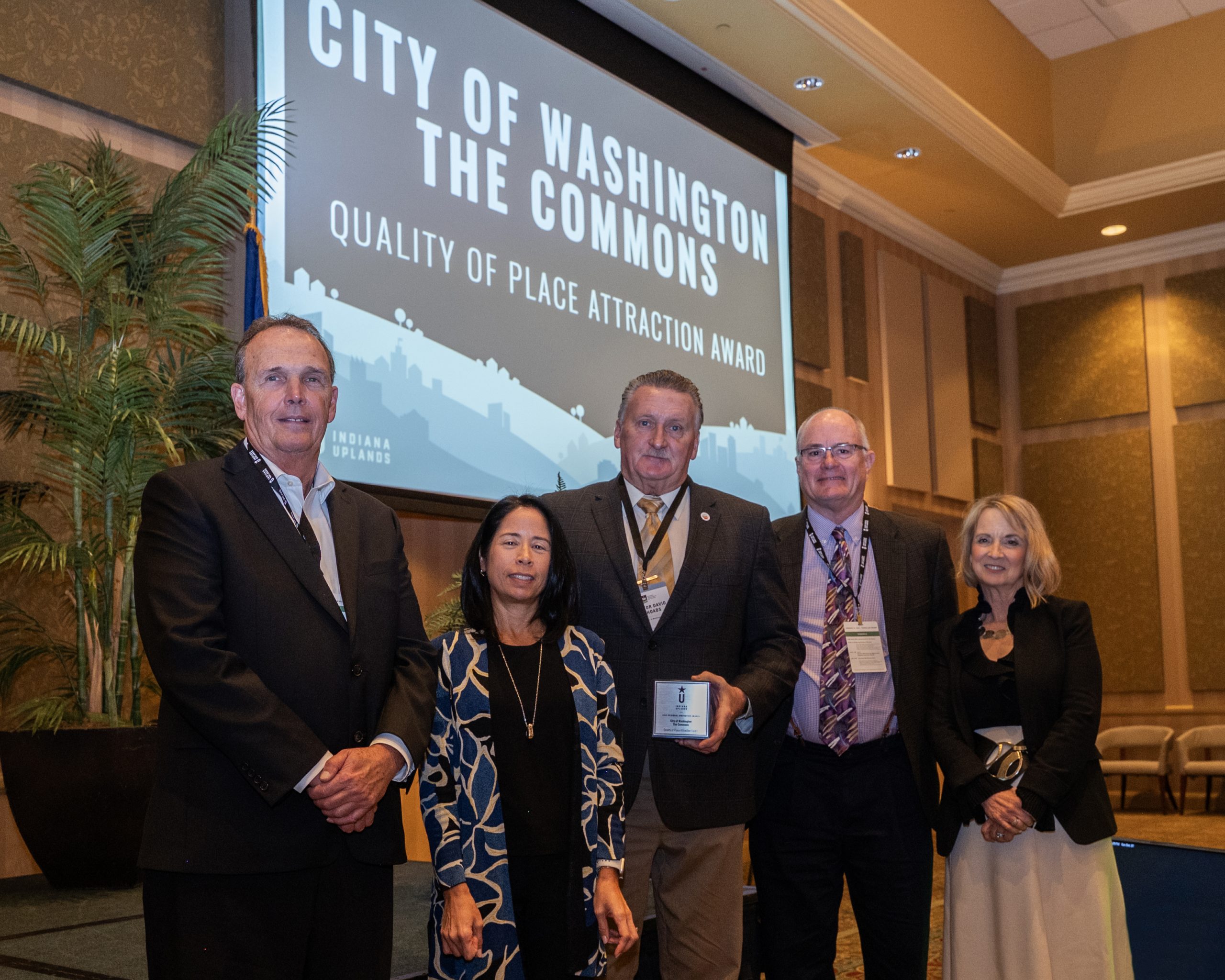 2025 Indiana Uplands Quality of Place Attraction Award: City of Washington The Commons » Regional Opportunity Initiatives